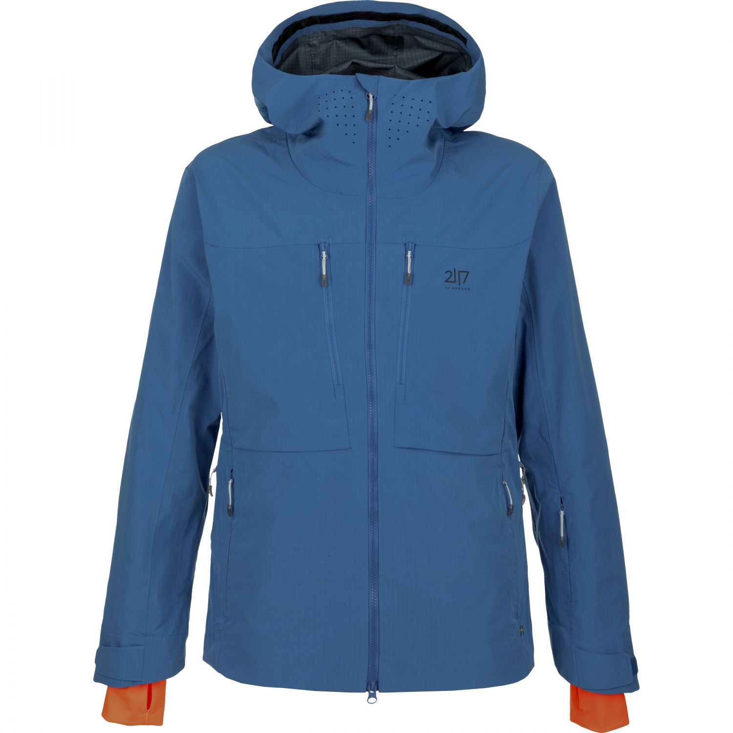 2117 of Sweden Njarg, hardshell jacket, men, blue