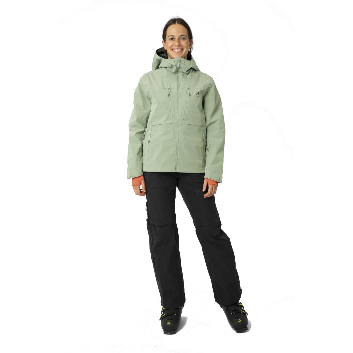 2117 of Sweden Njarg, hardshell jacket, women, vintage green