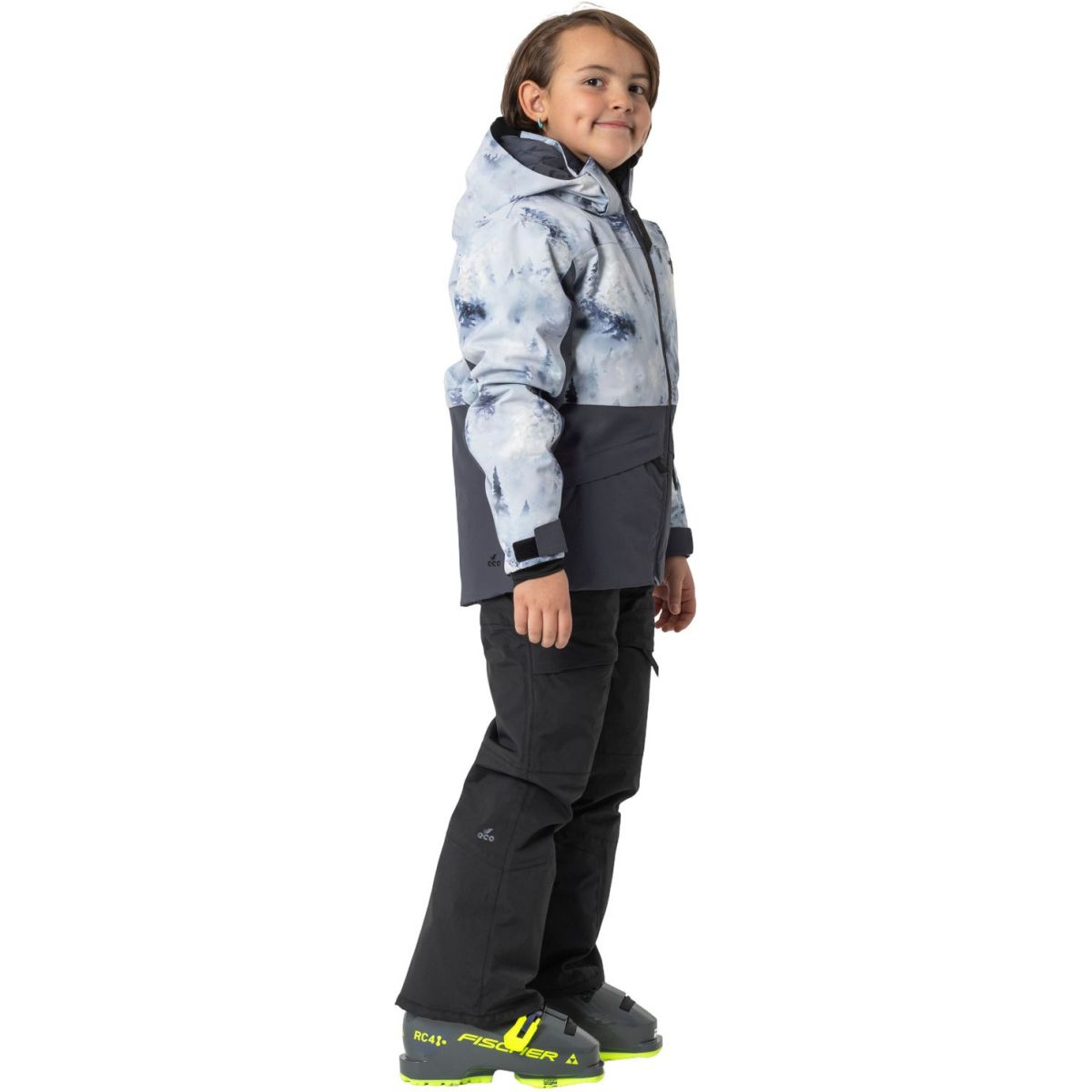 2117 of Sweden Ottebol, giacca da sci, junior, grigio