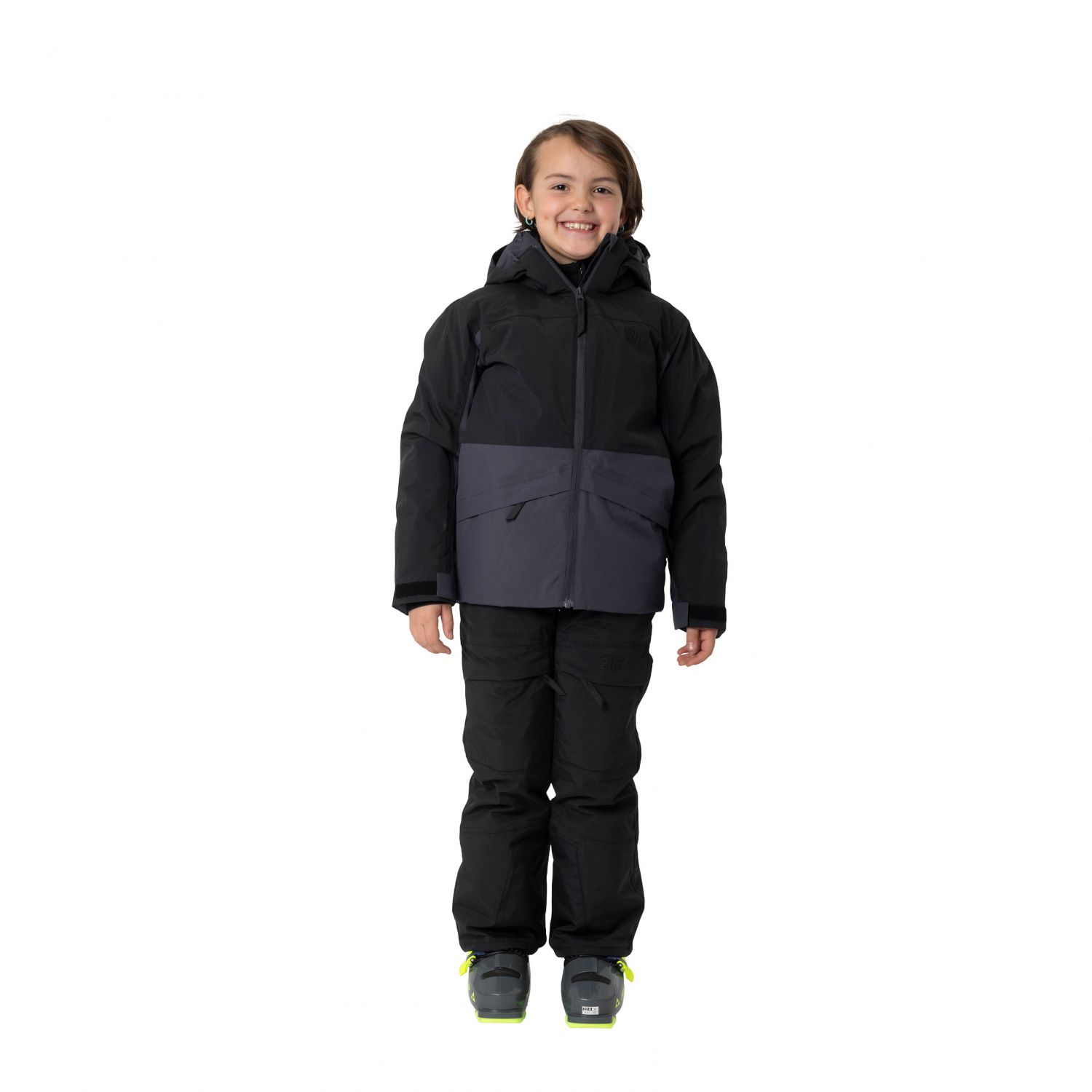 2117 of Sweden Ottebol, lyžiarska bunda, junior, čierna