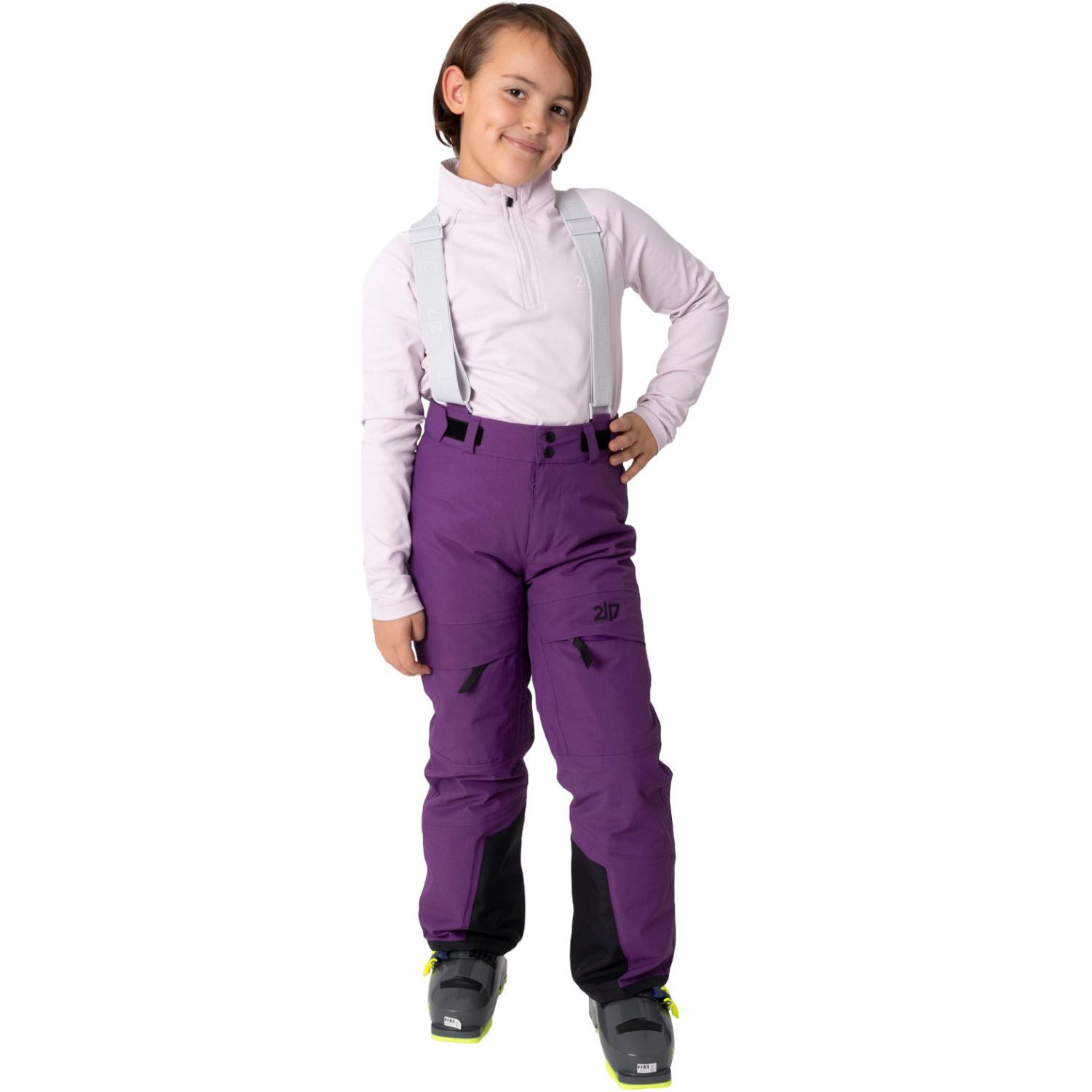 2117 of Sweden Ottebol, ski pants, junior, purple