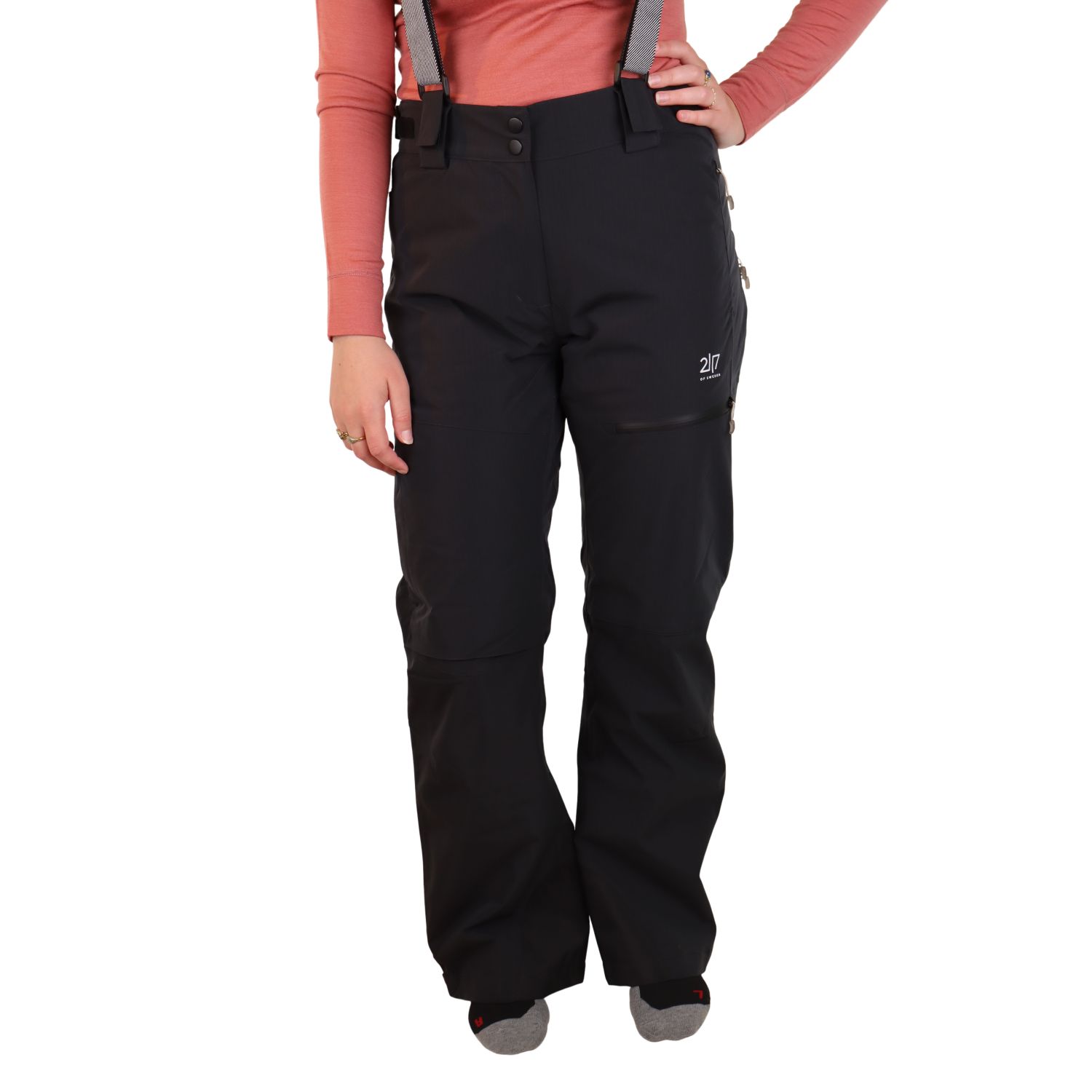 2117 of Sweden Pantaloni da sci Nausta da donna, nero