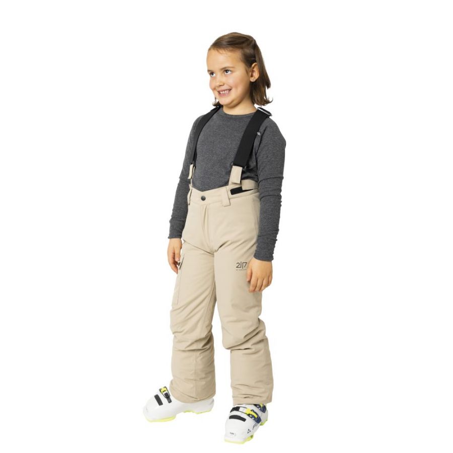 2117 of Sweden Pantaloni de schi Misan, junior, bej