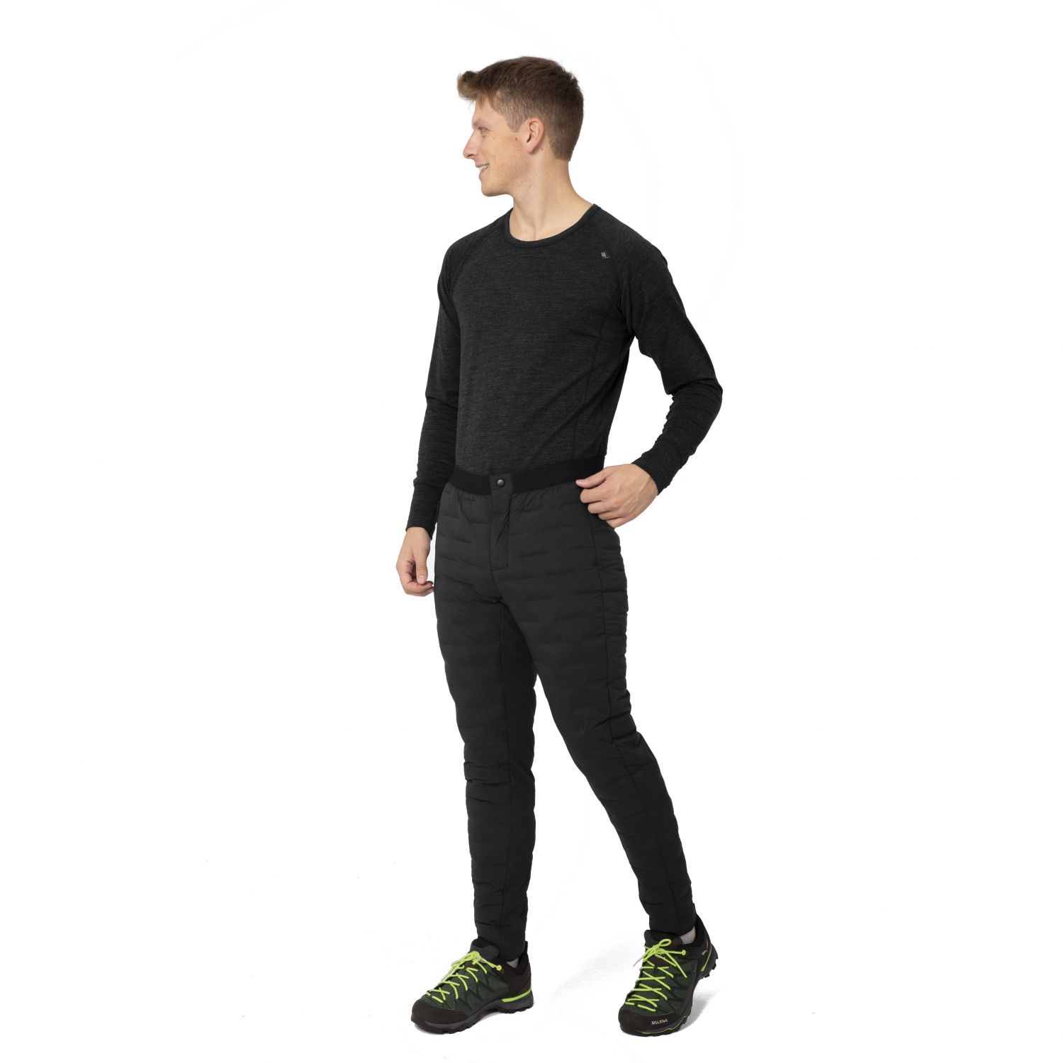 2117 of Sweden Porjus, light padded pants, men, black