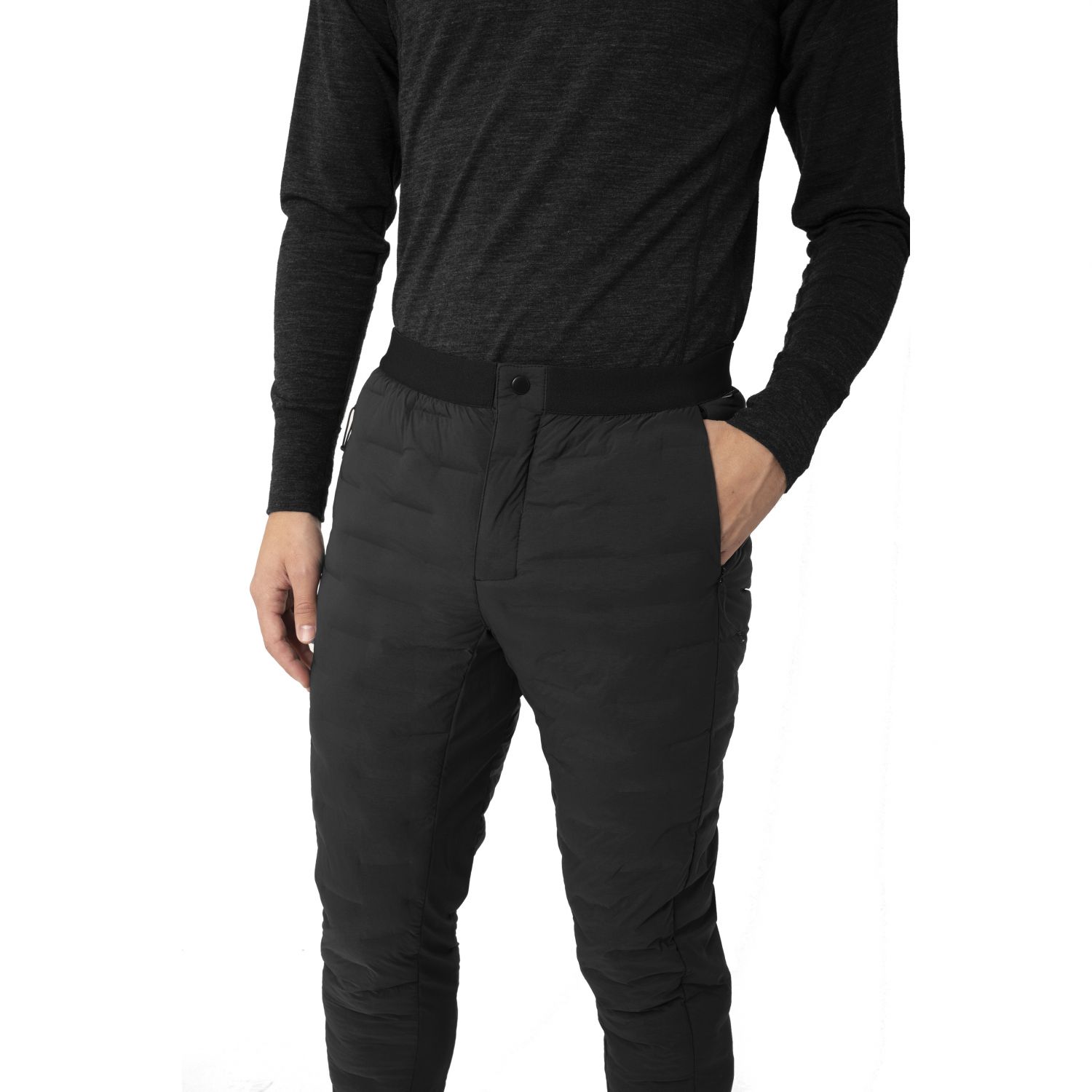 2117 of Sweden Porjus, pantalon isolant, hommes, noir