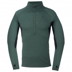2117 of Sweden Rostu, 1/2 Zip Langarmshirt, Herren, grün