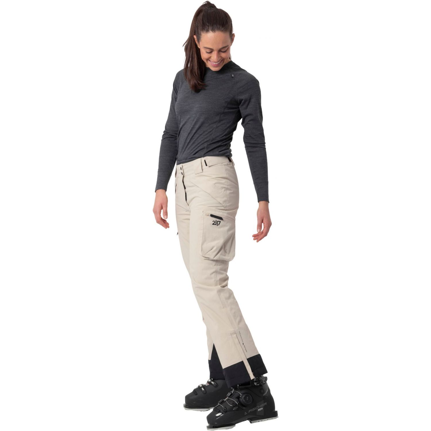 2117 of Sweden Saltmyran, ski pants, women, beige