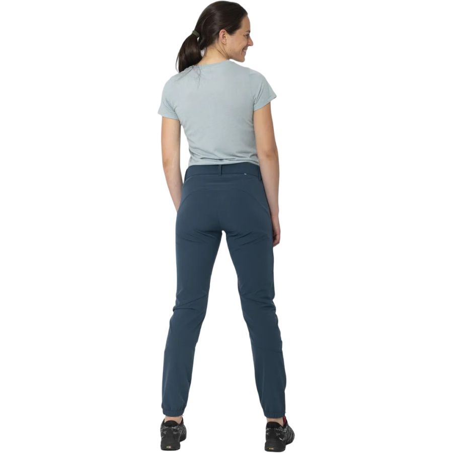 2117 of Sweden Sandhem, calças de exterior, mulher, azul