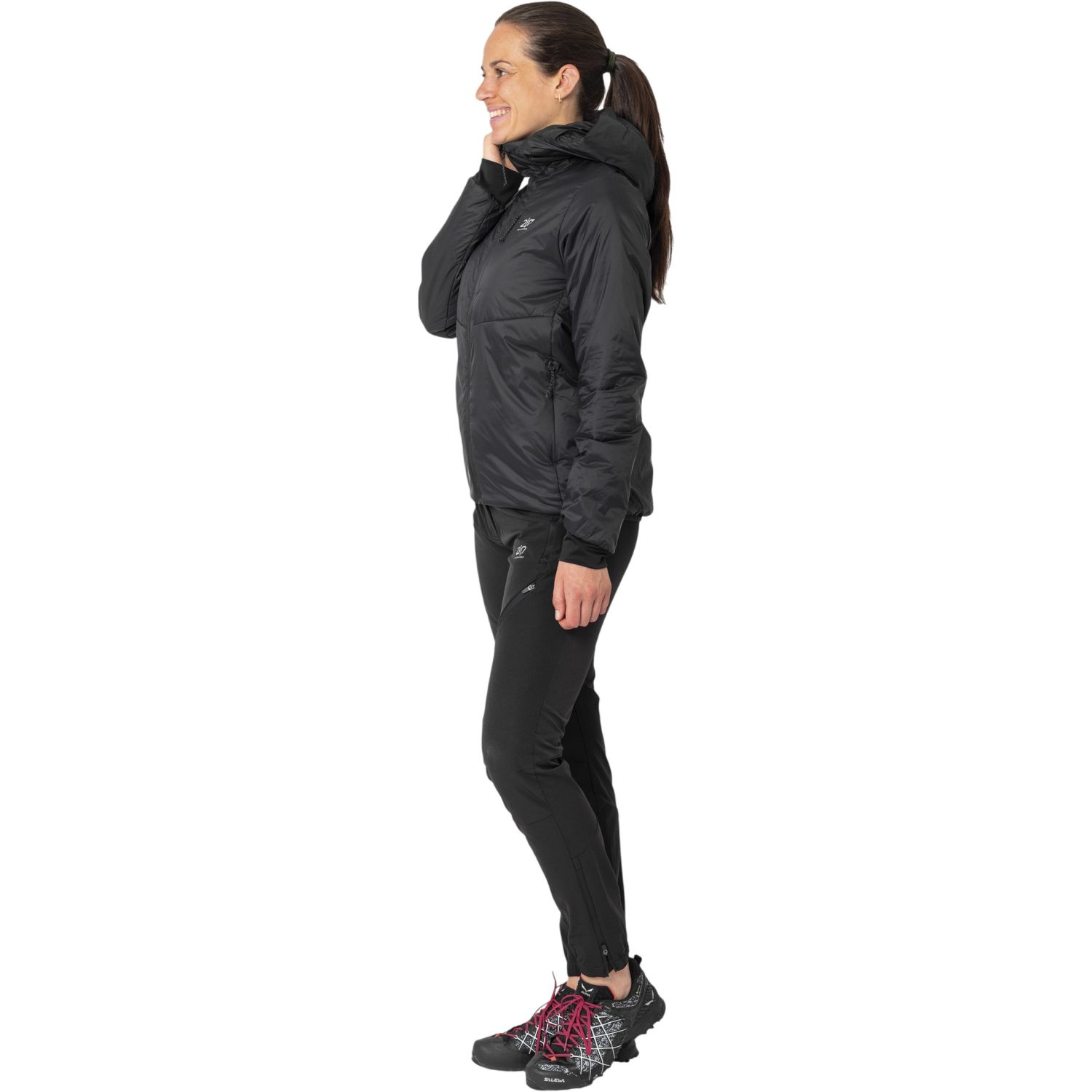 2117 of Sweden Sandhem, outdoorbukser, dame, sort