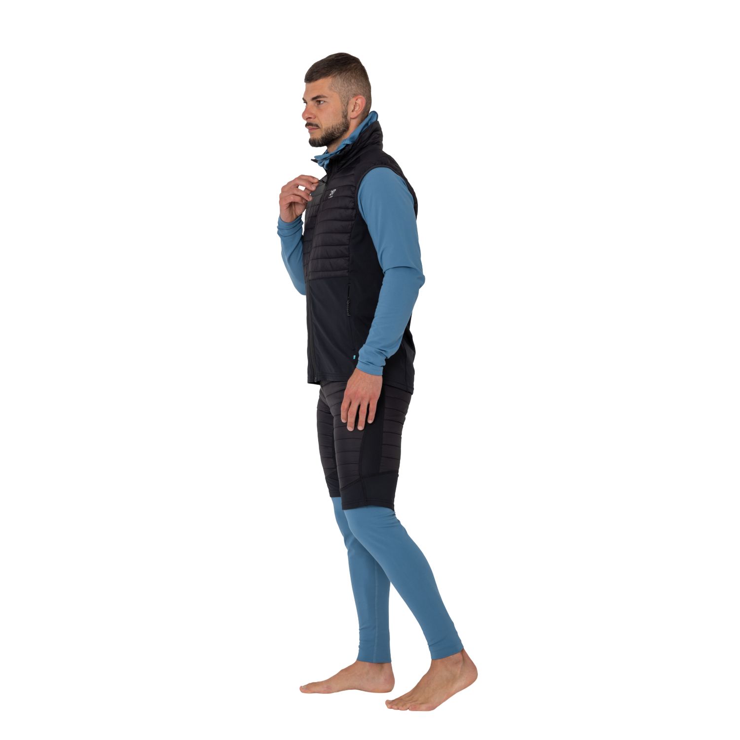2117 of Sweden Sikan, Isolationsshorts, Herren, schwarz