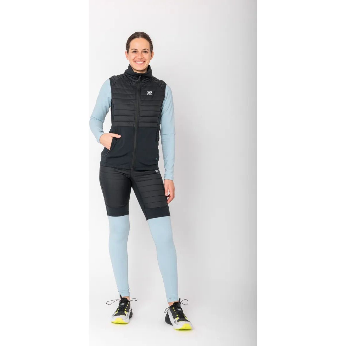 2117 of Sweden Sikan Shorts, isolerende bukser, dame, sort