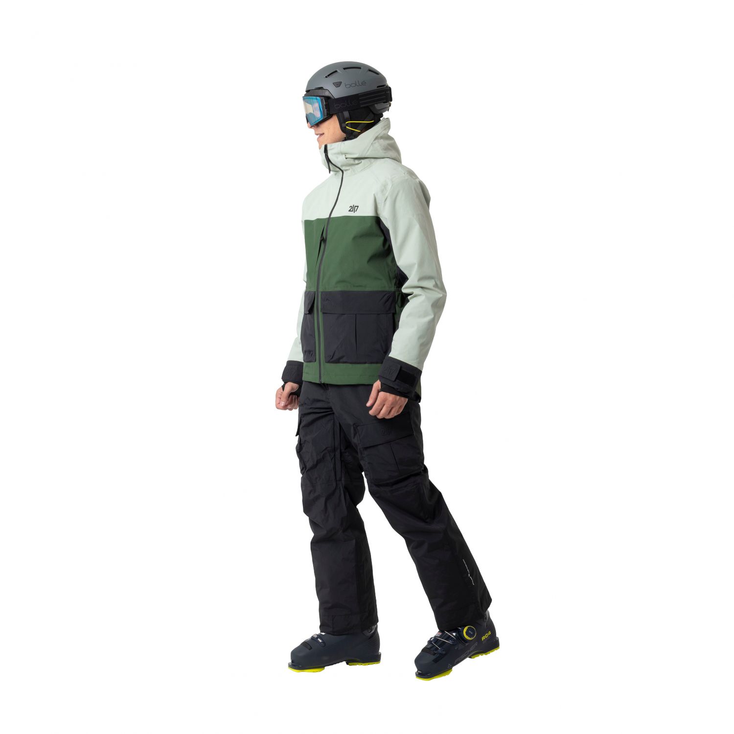 2117 of Sweden Sillerud, jaqueta de esqui, homem, verde