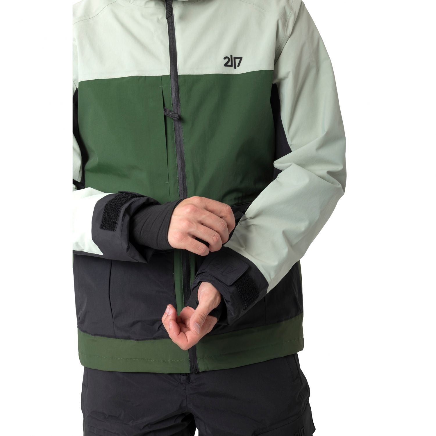 2117 of Sweden Sillerud, jaqueta de esqui, homem, verde