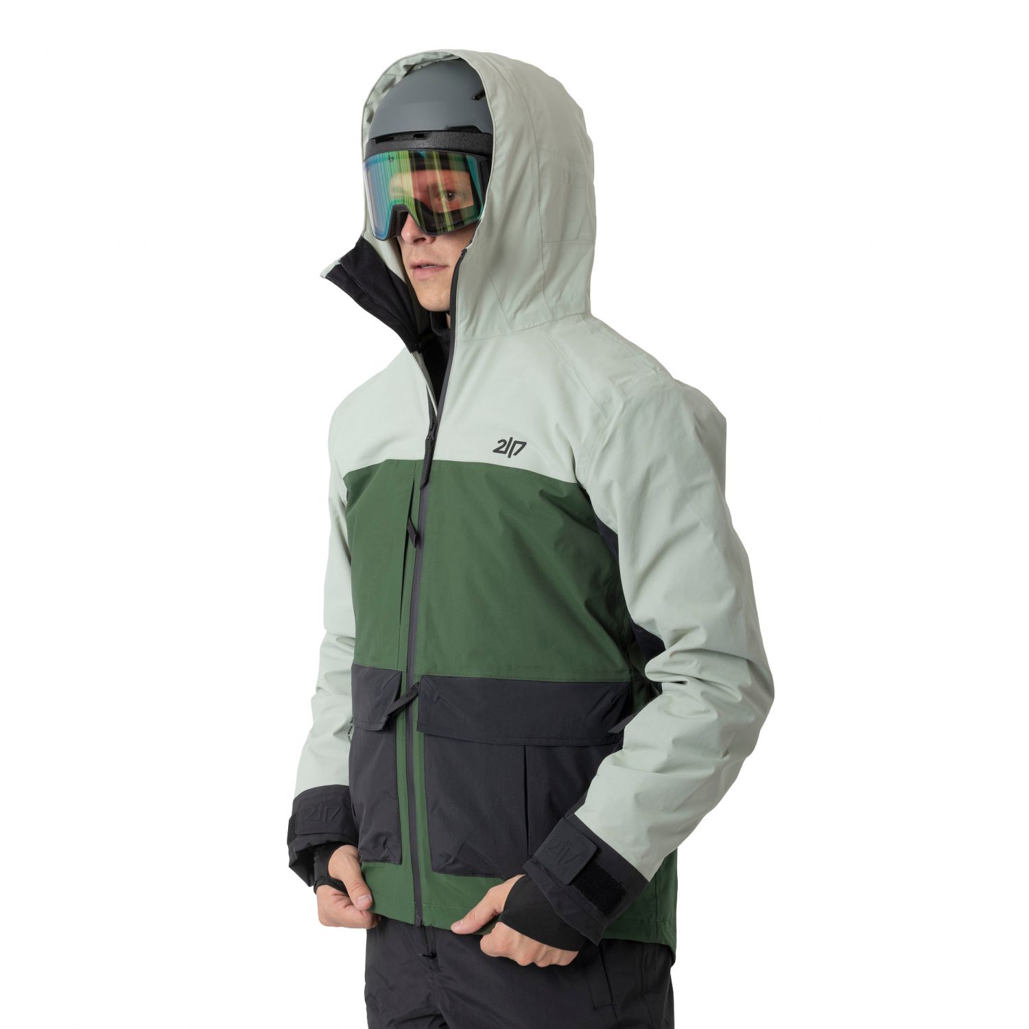 2117 of Sweden Sillerud, jaqueta de esqui, homem, verde