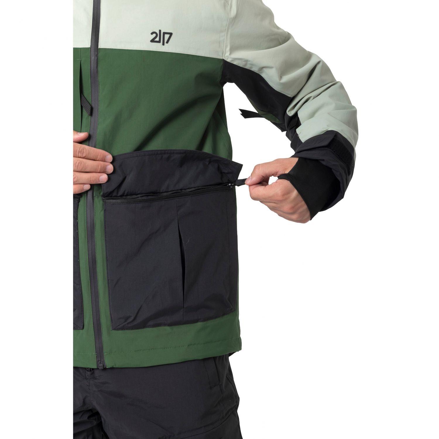 2117 of Sweden Sillerud, jaqueta de esqui, homem, verde