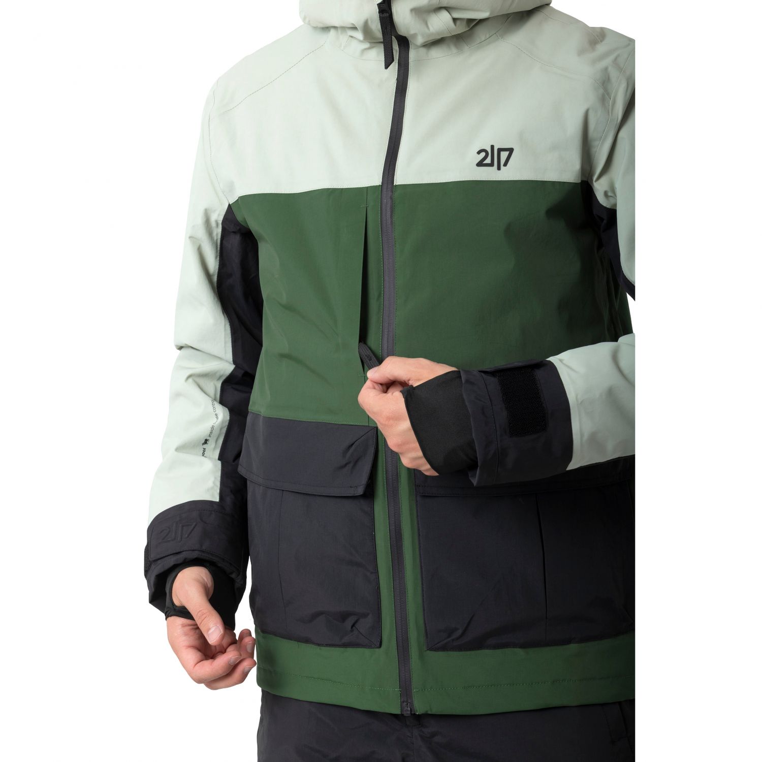 2117 of Sweden Sillerud, jaqueta de esqui, homem, verde