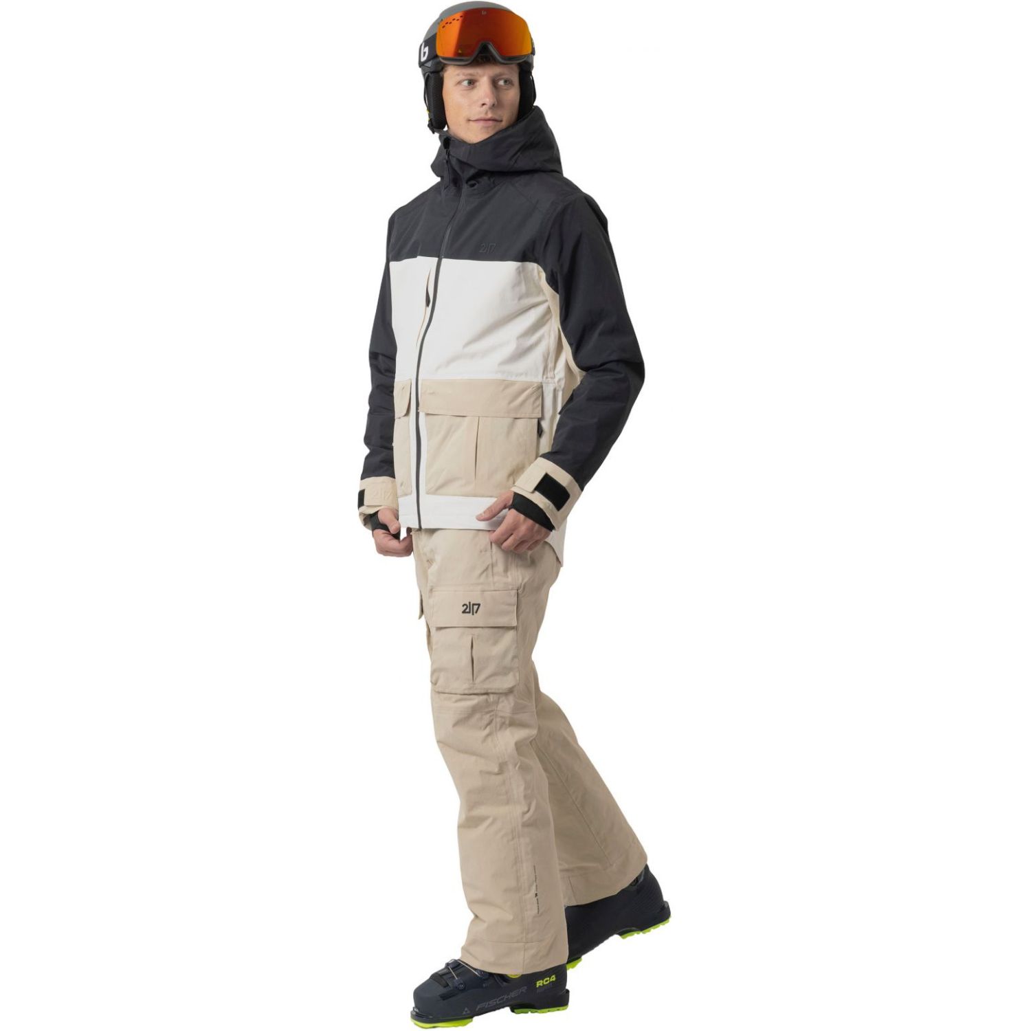 2117 of Sweden Sillerud, veste de ski, homme, noir