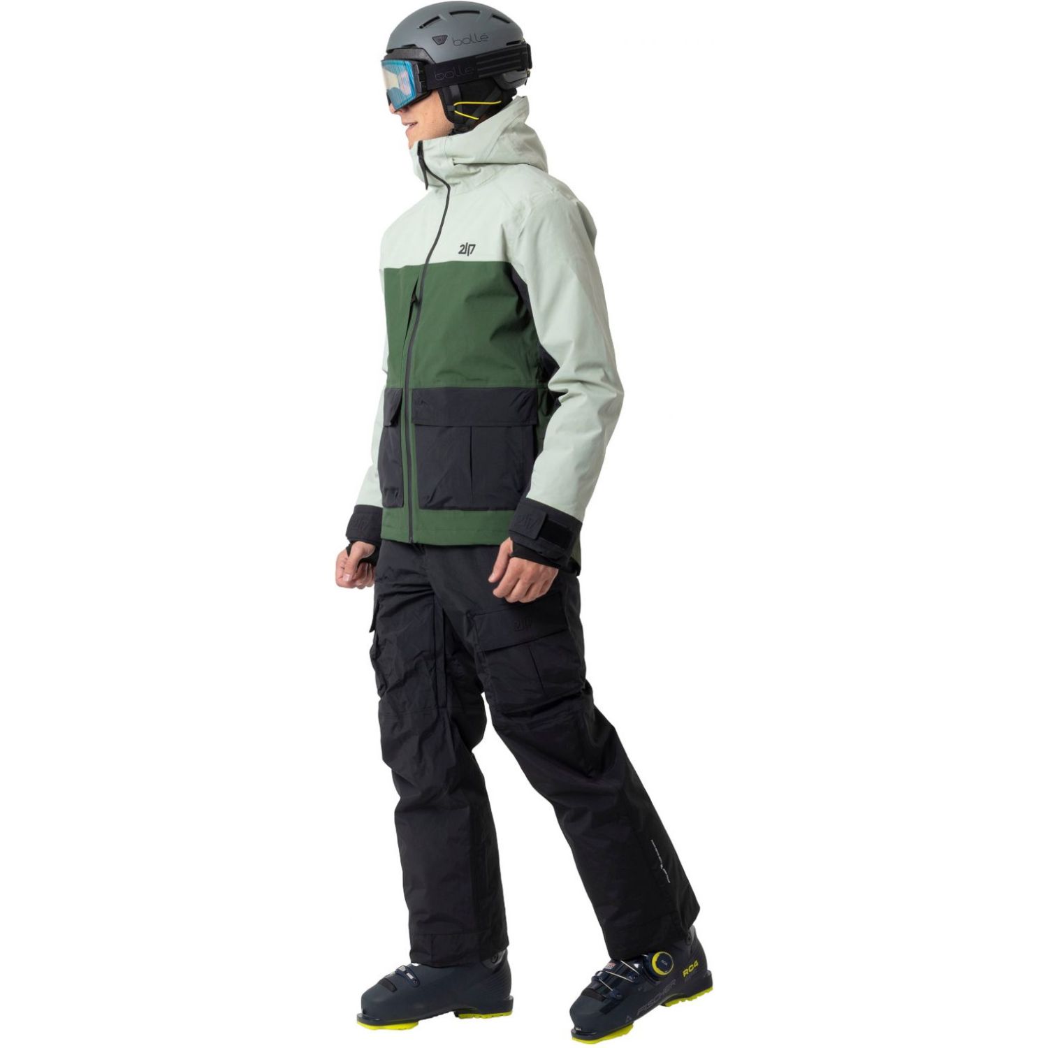 2117 of Sweden Sillerud, veste de ski, homme, vert