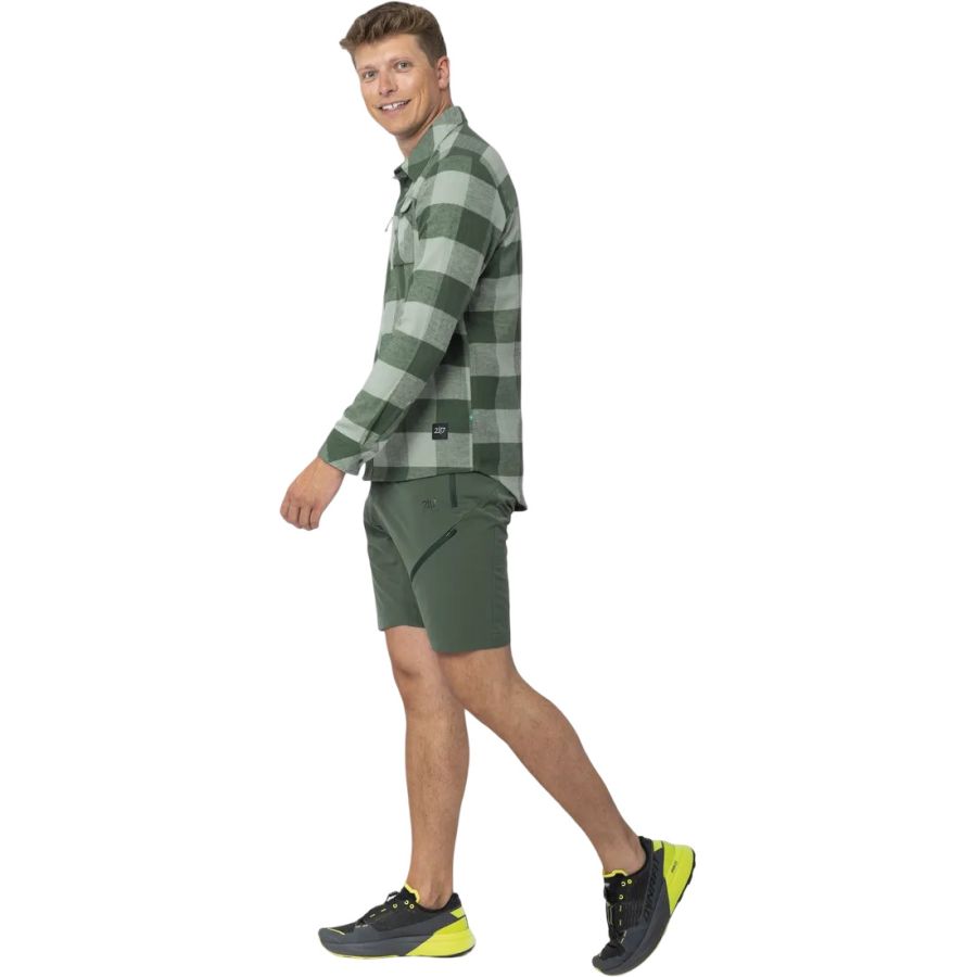 2117 of Sweden Skjortan, Skjorte, Herre, Forest Green
