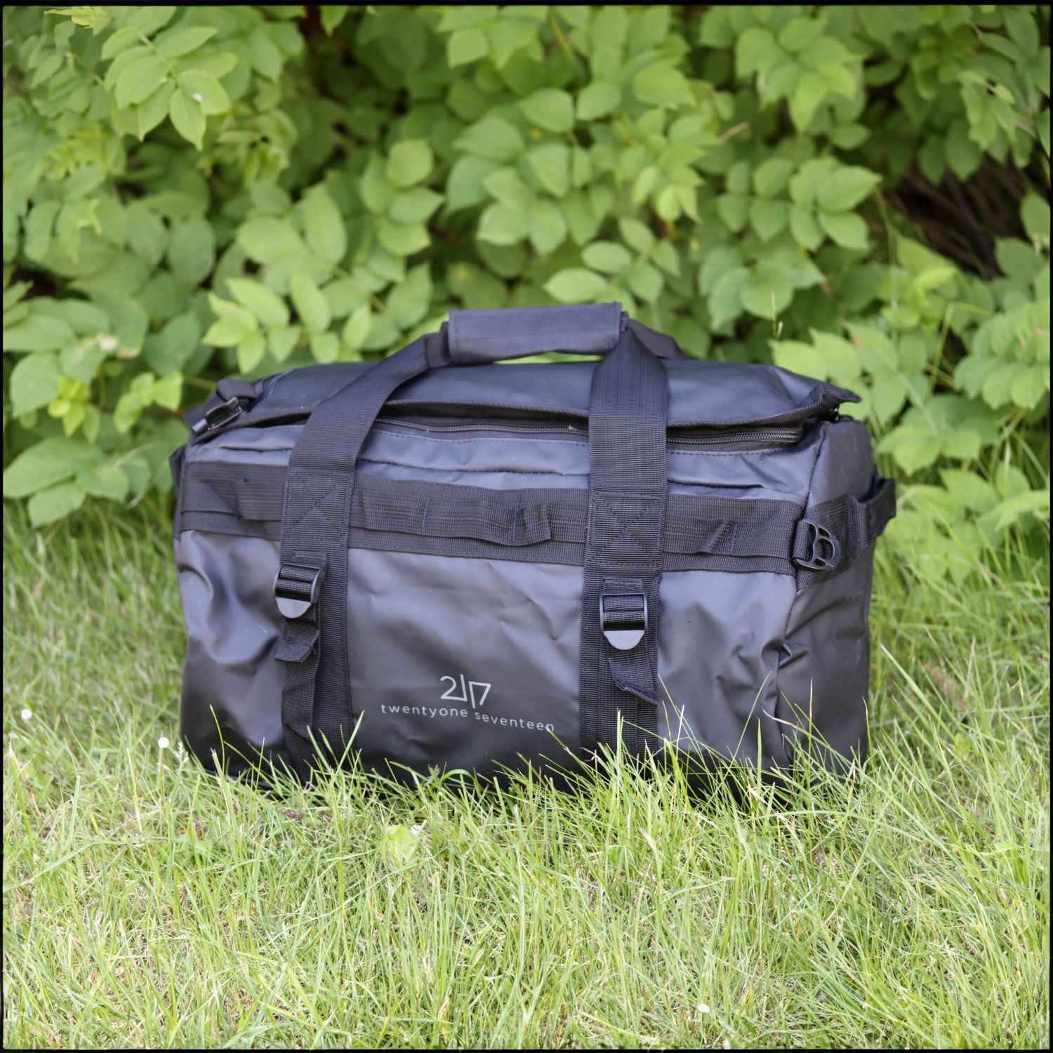 2117 of Sweden Tarpaulin Duffel Bag, 40L, schwarz