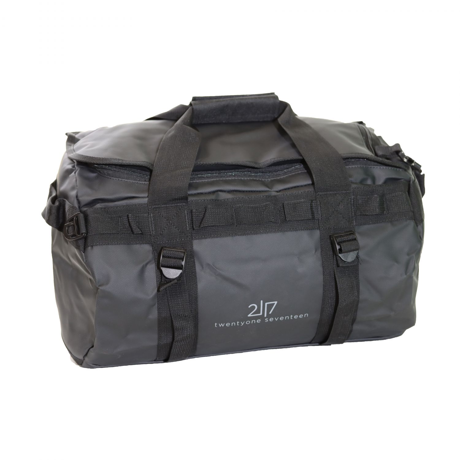 2117 of Sweden Tarpaulin duffel bag, 60L, sort
