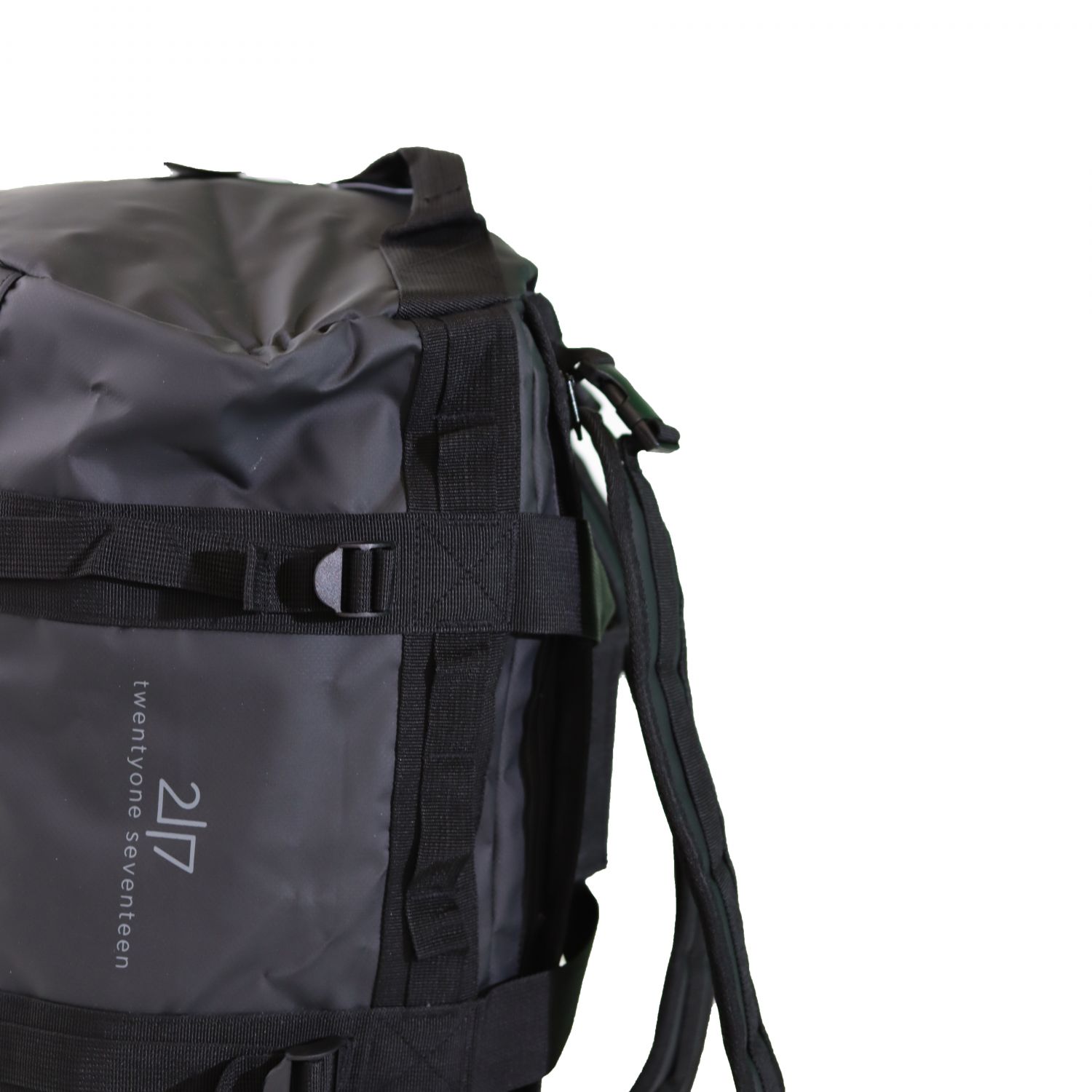 2117 of Sweden Tarpaulin duffel bag, 60L, Svart