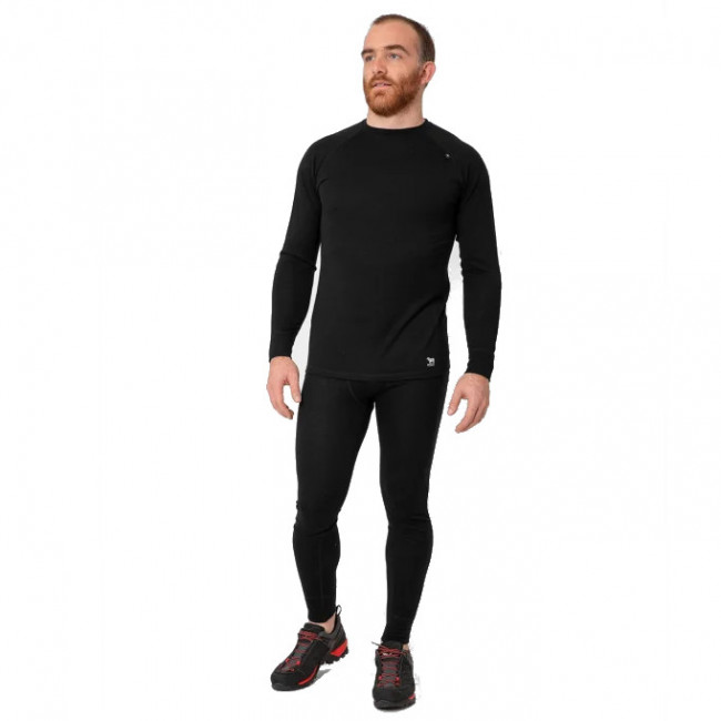 2117 of Sweden Ullånger, camiseta interior de lana, hombre, negra