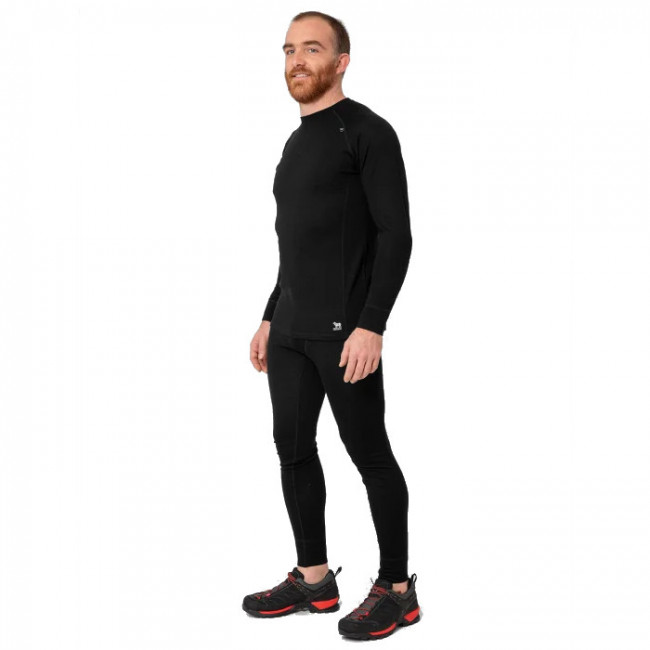 2117 of Sweden Ullånger, camiseta interior de lana, hombre, negra