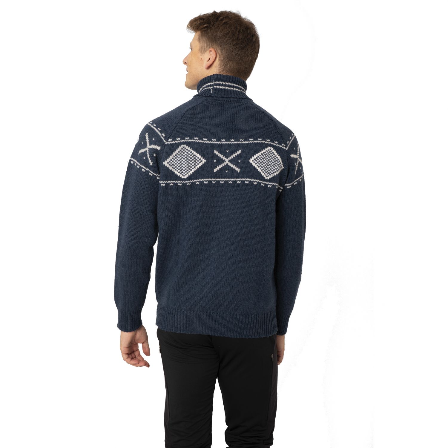 2117 of Sweden Undbyn, sweater, men, navy melange