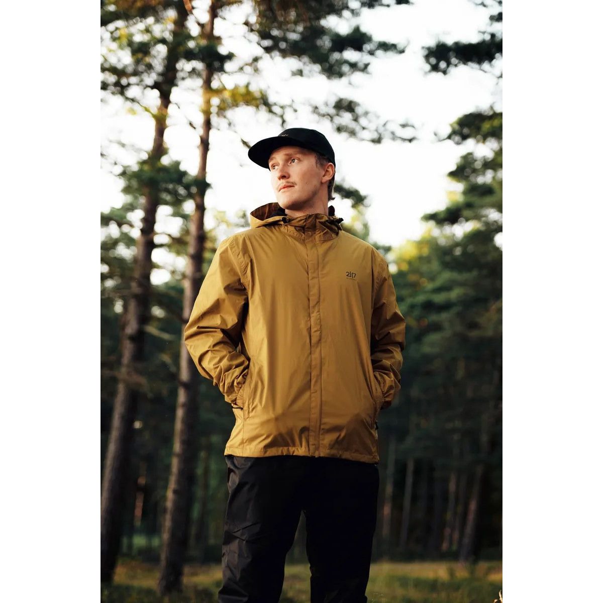 2117 of Sweden Viskafors, jachetă de ploaie, bărbați, maro