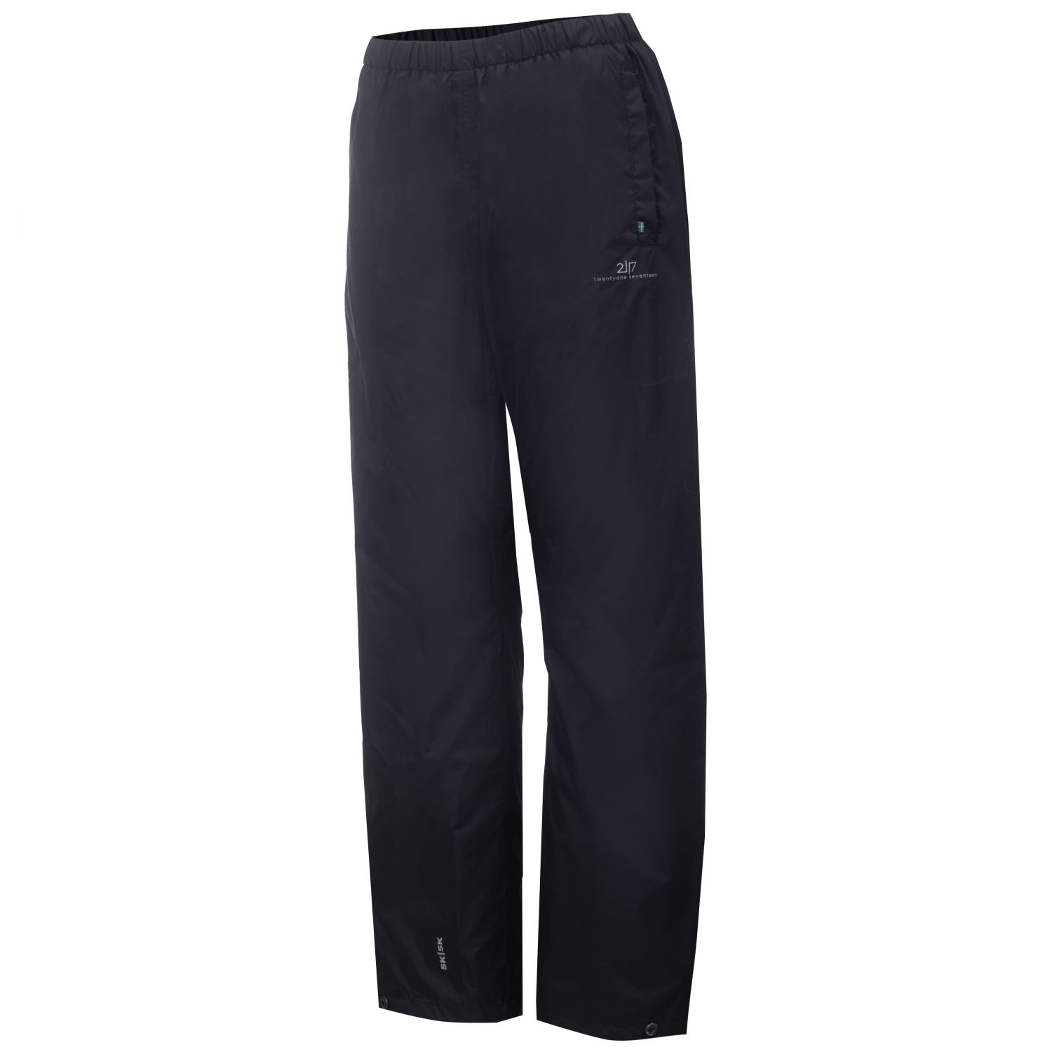 2117 of Sweden Viskafors, pantaloni da pioggia da donna, nero