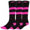 4F 3 pair Ski Socks, women, pink