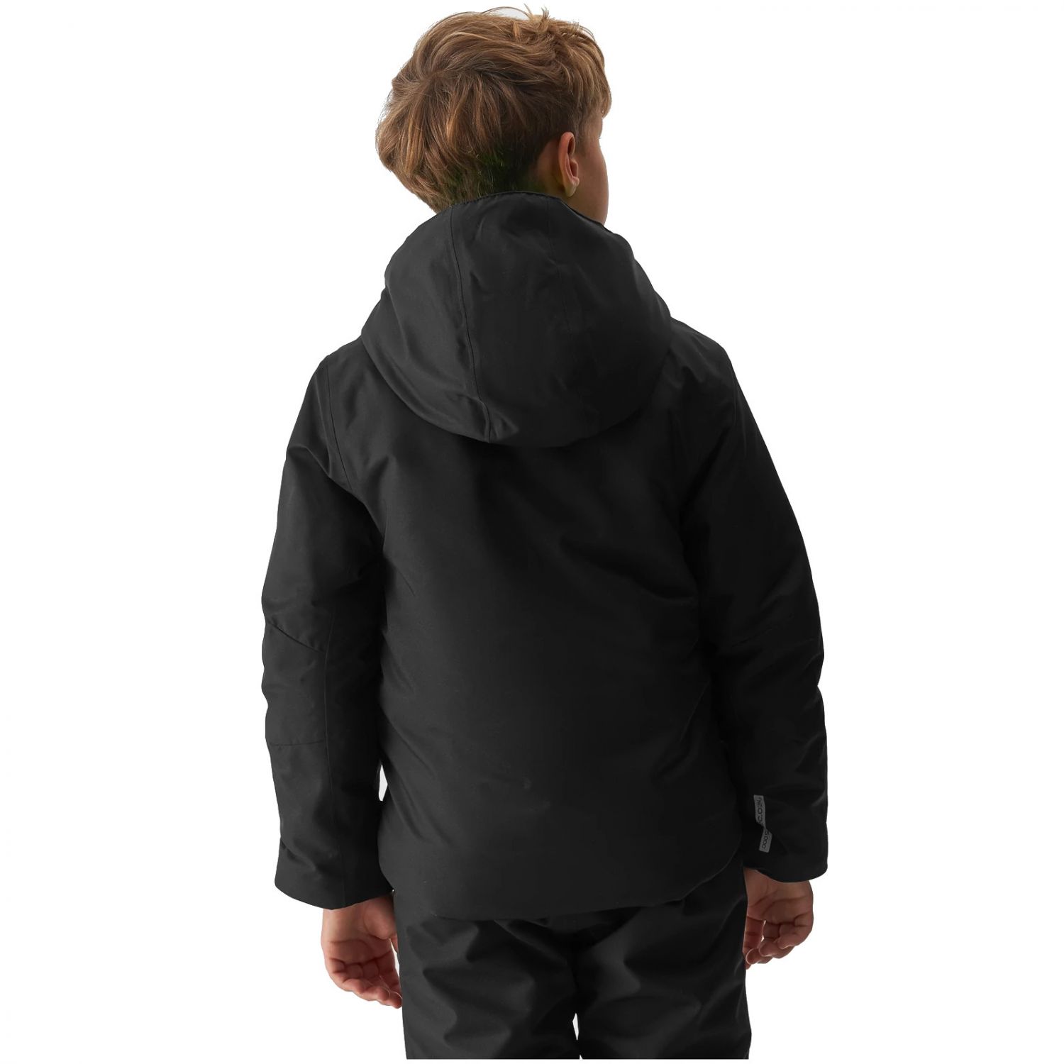 4F Daniel, chaqueta de esquí, junior, negra