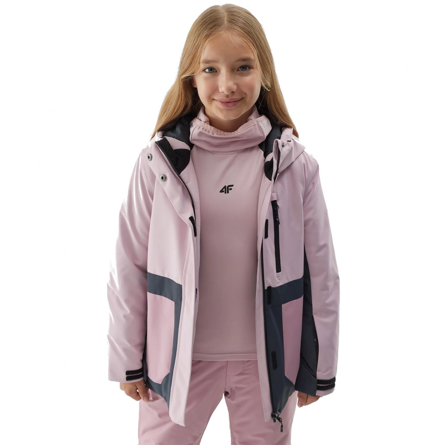 4F Eva, manteau de ski, junior, rose