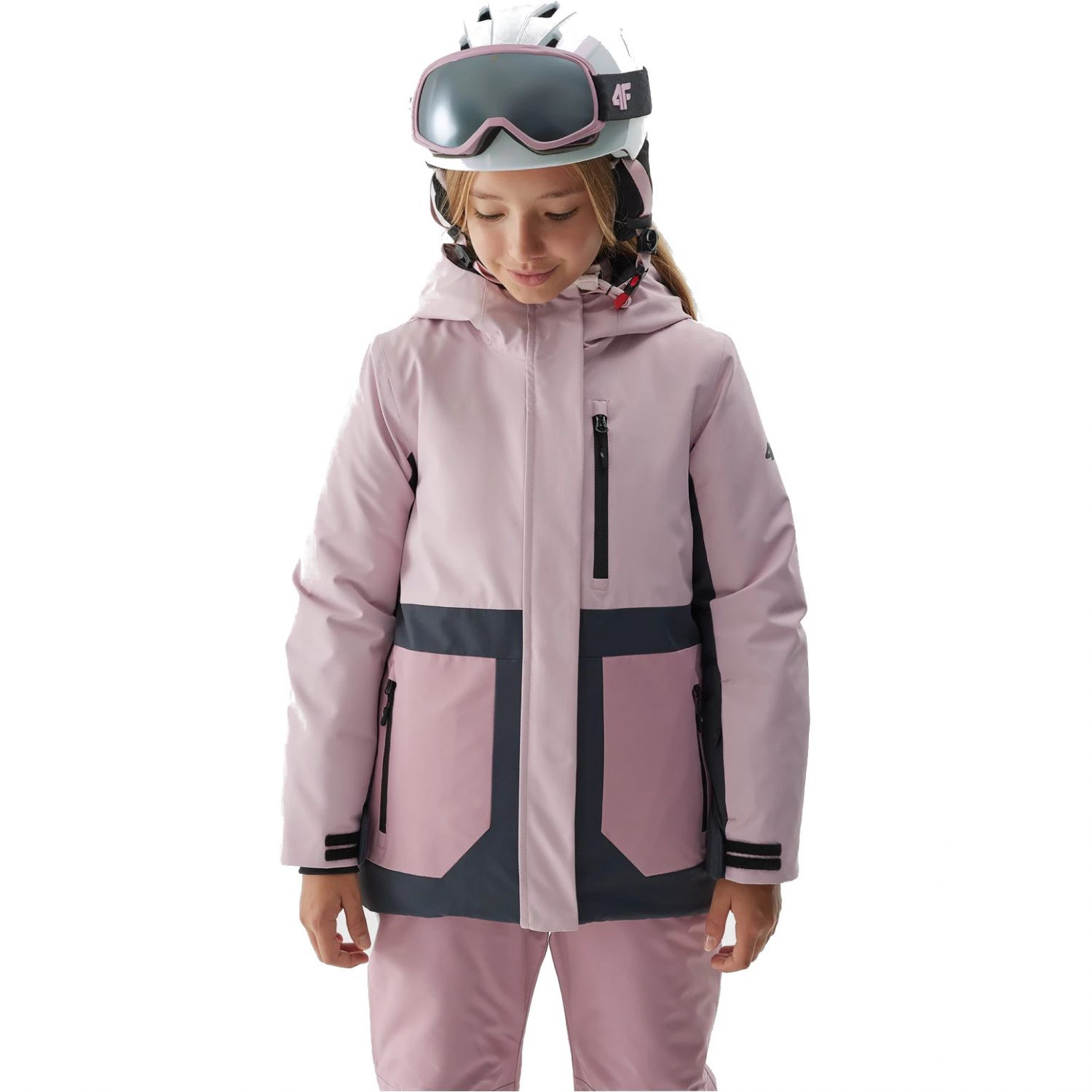 4F Eva, ski jas, junior, roze