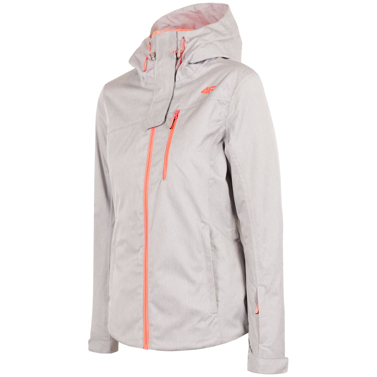light grey ski jacket