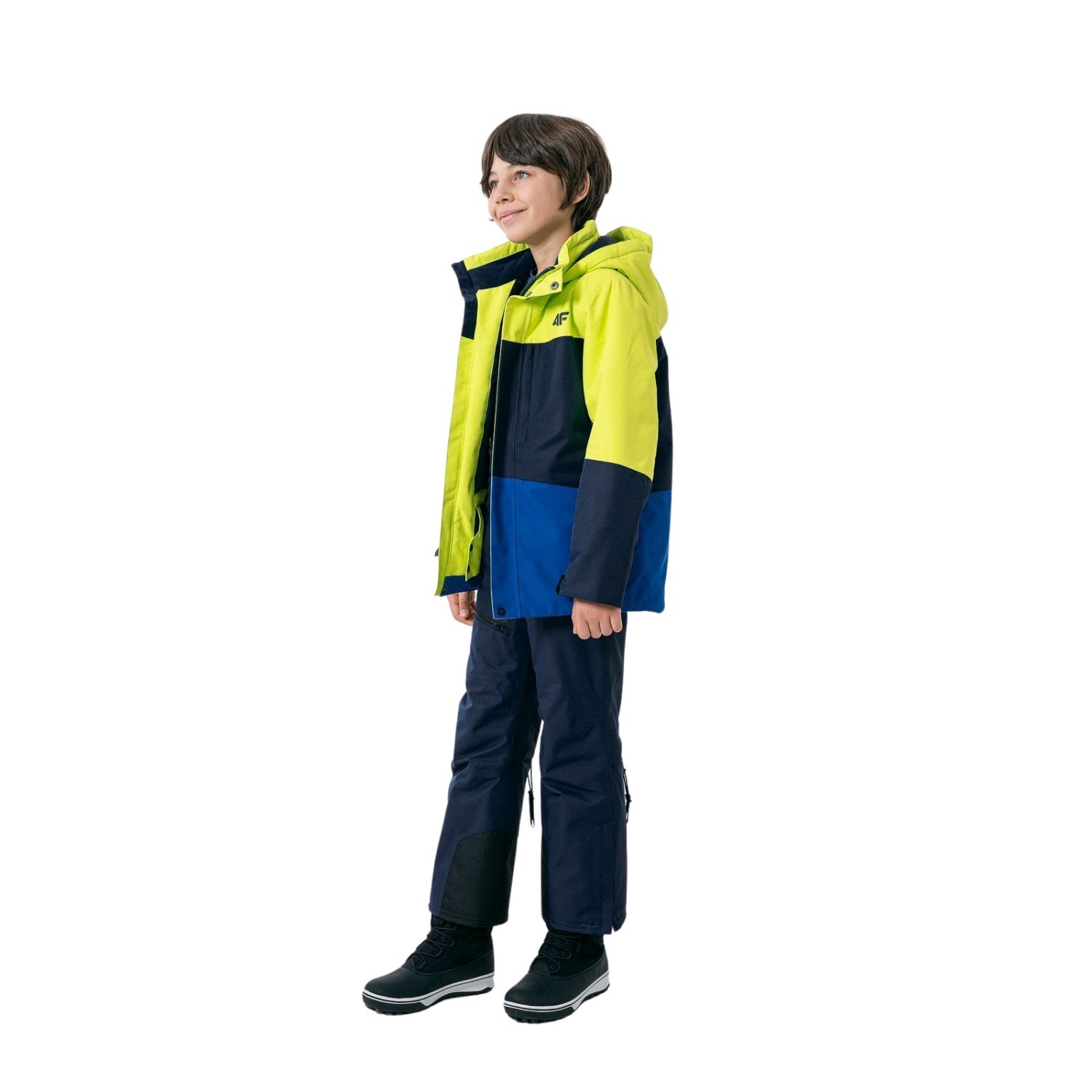 4F Karl, manteau de ski, junior, multifarvet