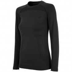 4F skiunderwear shirt, seamless, women, black