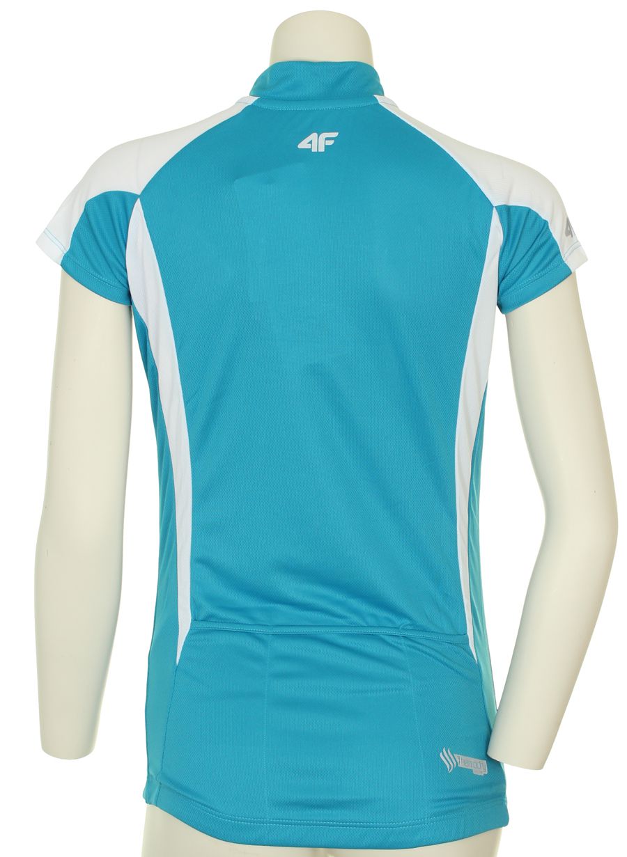 4F Thermodry maillot de cyclisme, femmes, turquoise