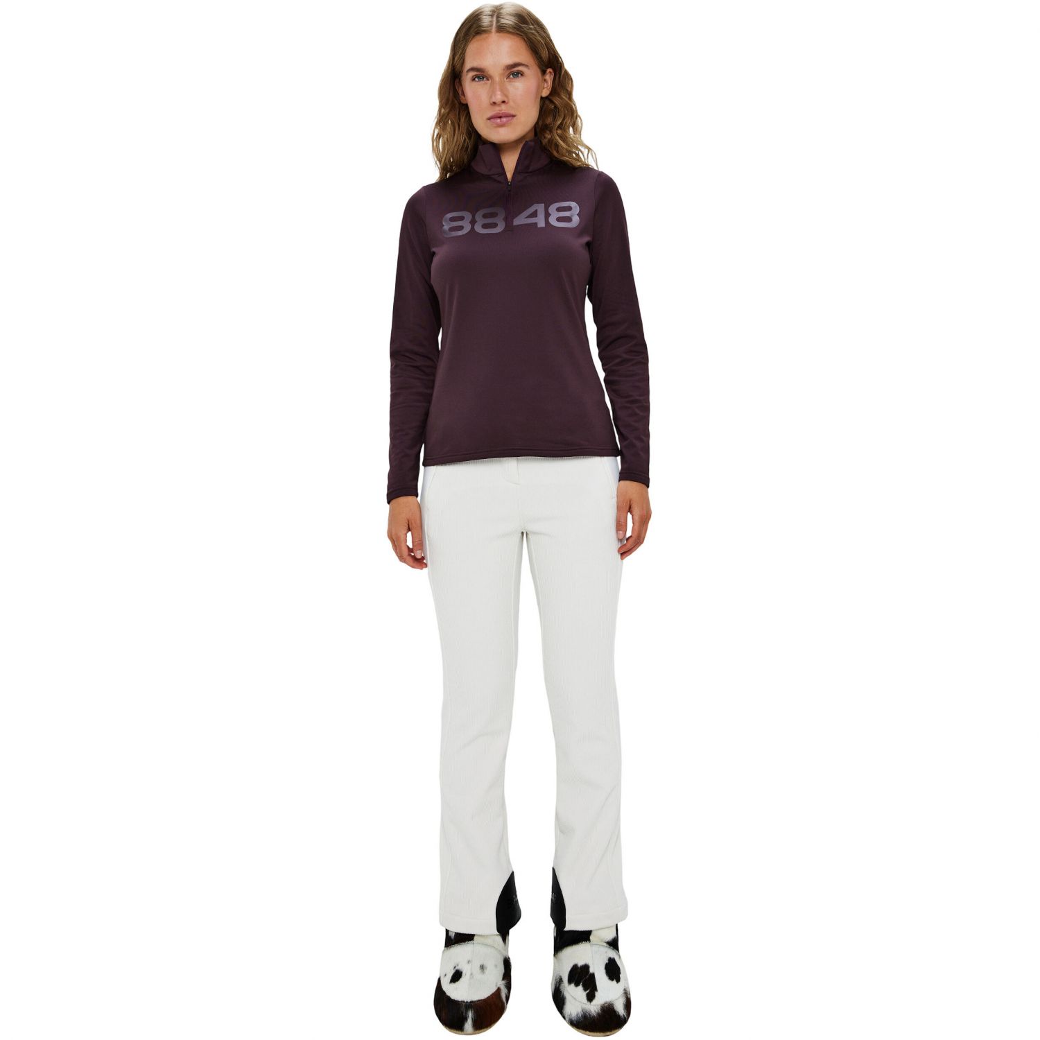 8848 Altitude Fairlee 1/2 zip, fleecová mikina, dámská, bordó