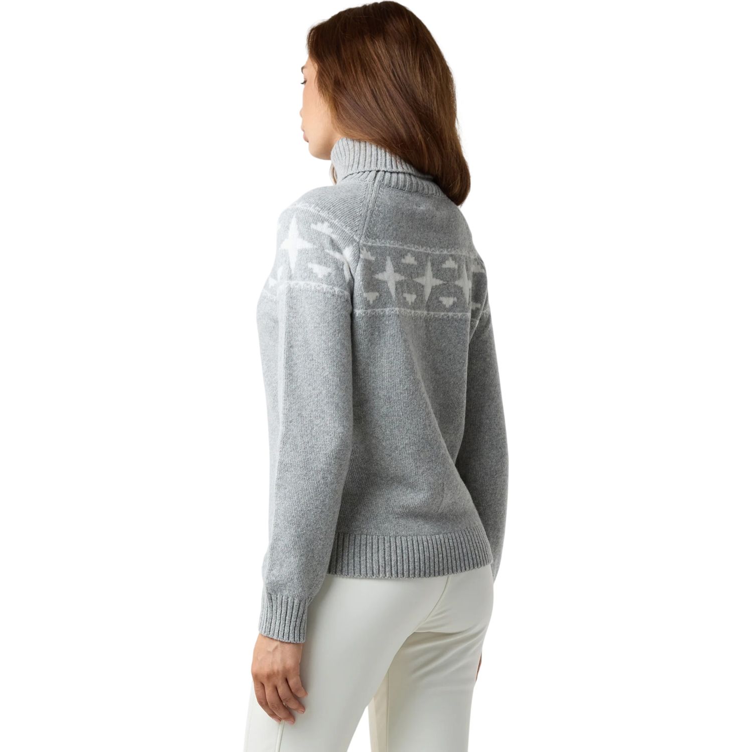 8848 Altitude Sage Wool Rollneck, dame, grå