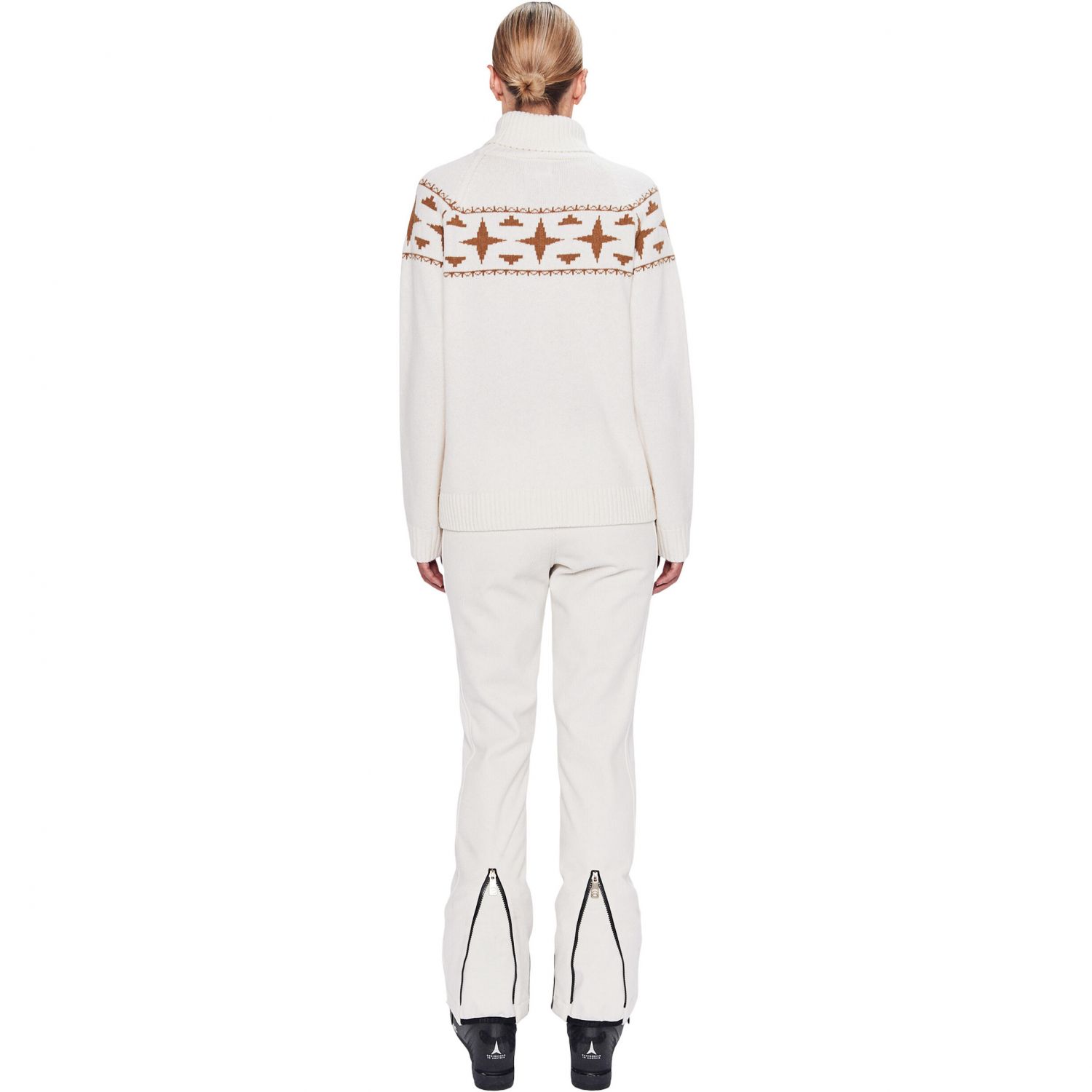 8848 Altitude Sage Wool Rollneck, Dame, Winter White
