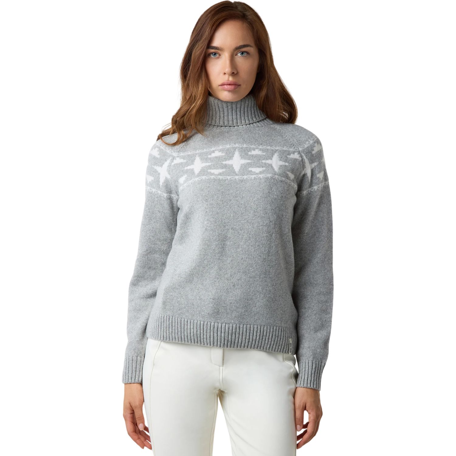 8848 Altitude Sage Wool Rollneck, Damen, grau