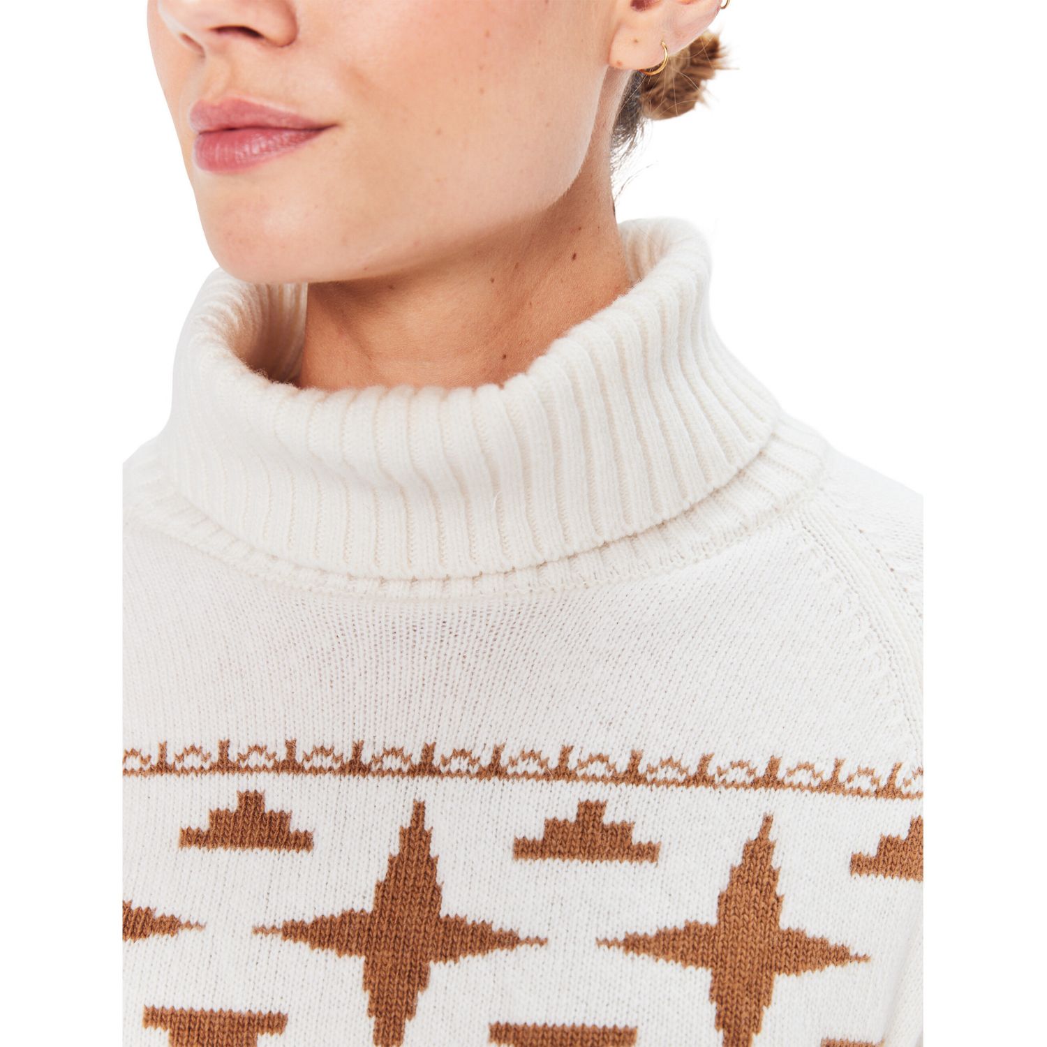 8848 Altitude Sage Wool Rollneck, donna, bianco