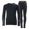 Helly Hansen Lifa Merino Midweight, zestaw, junior, czarny