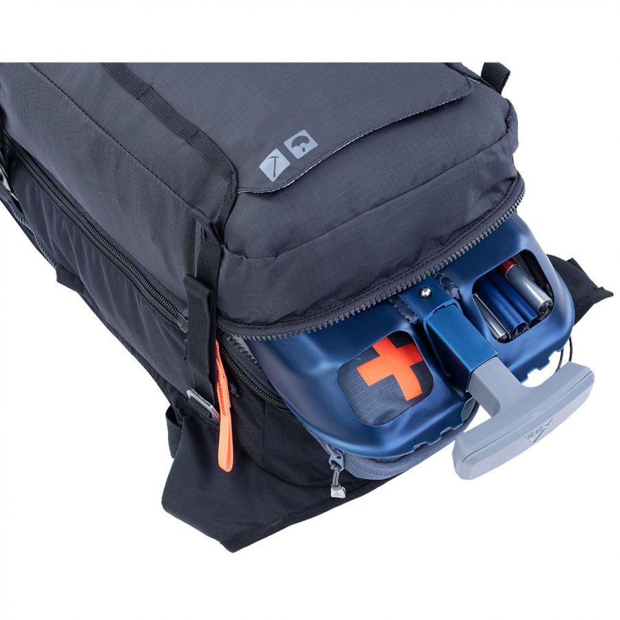 ABS A.Light E, 18L, mochila para avalanches, cinzento escuro
