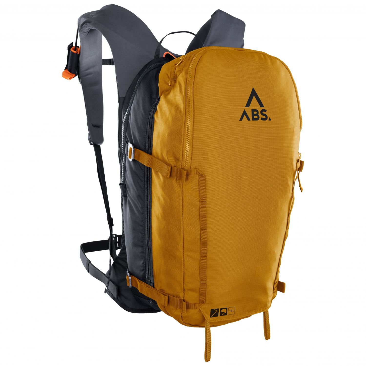 ABS A.Light E, 18L, sac à dos d'avalanche, jaune