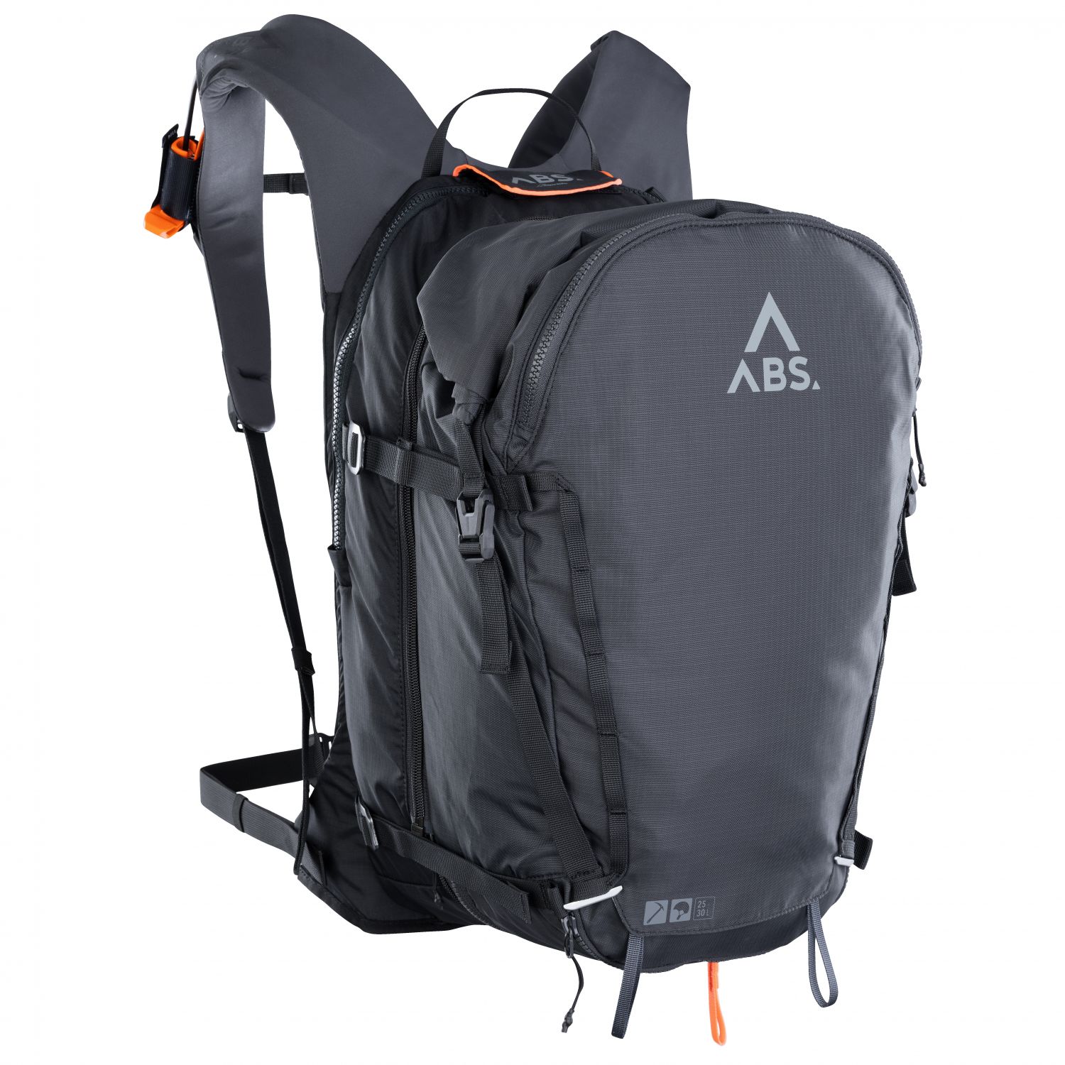 ABS A.Light E, 25-30L, sac à dos d&#39;avalanche, gris foncé