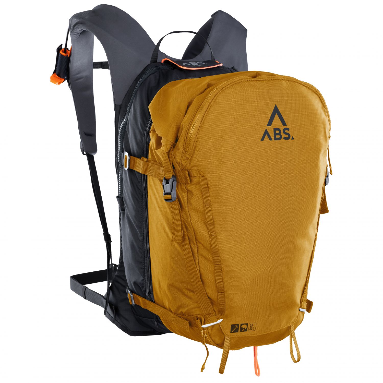 ABS A.Light E, 25-30L, zaino da valanga, giallo