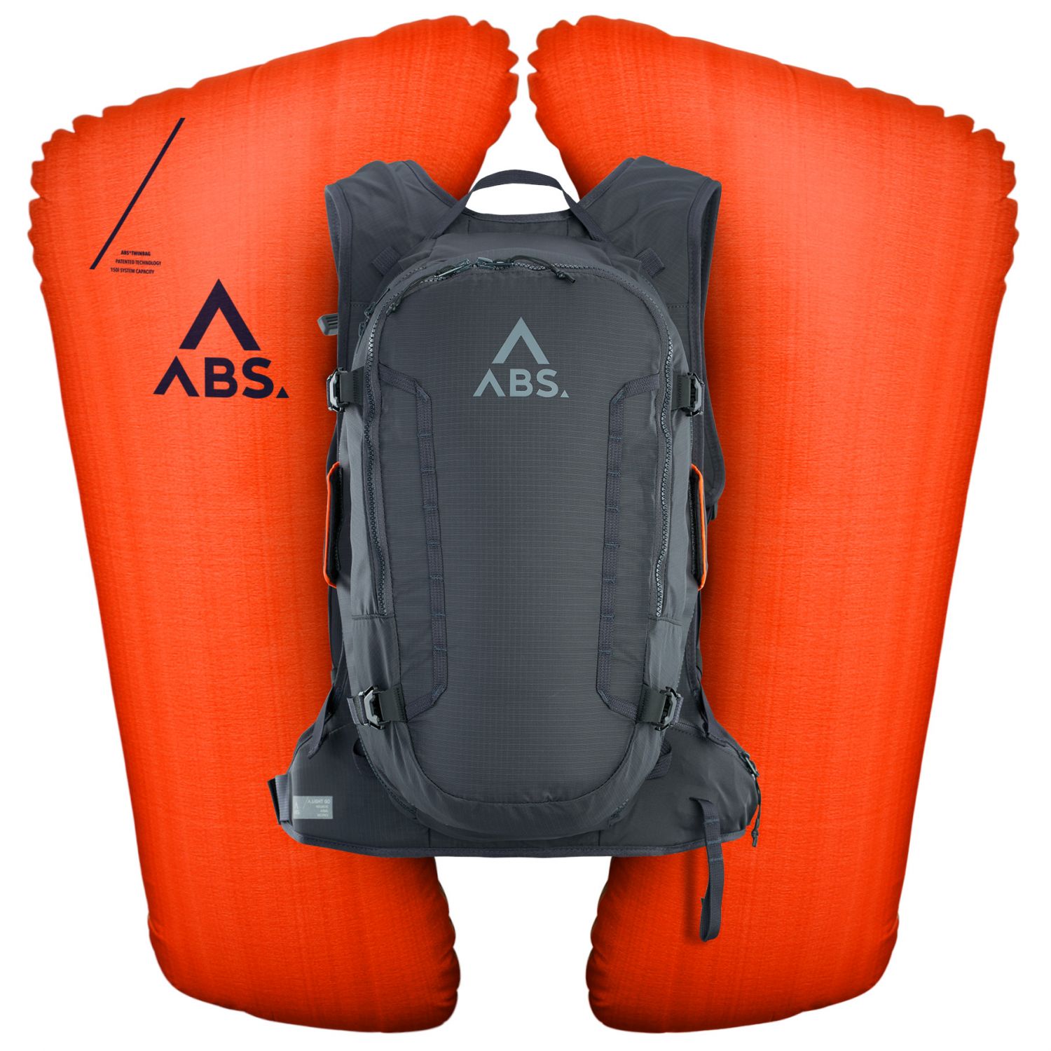 ABS A.Light Go, 22L, avalanche backpack w/o cartridge, dark slate